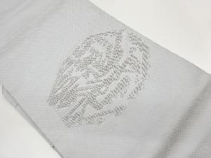 幾何学模様刺繍名古屋帯